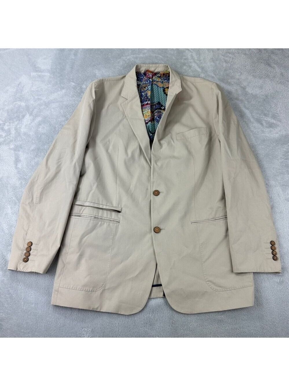 Robert Graham Tan Classic Fit Blazer Men’s Size 42